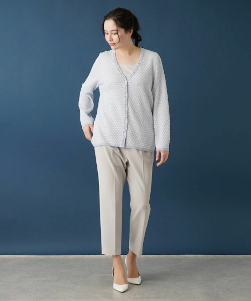 Leilian PLUS HOUSE / レリアンプラスハウス カーディガン・ボレロ | フラワー刺繍カーディガン | 詳細14