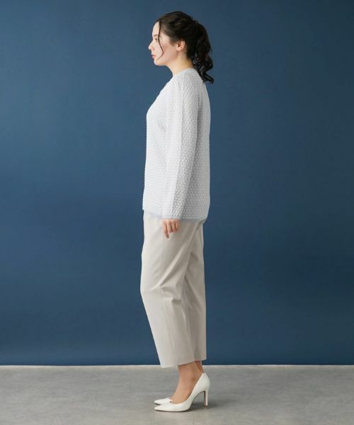 Leilian PLUS HOUSE / レリアンプラスハウス カーディガン・ボレロ | フラワー刺繍カーディガン | 詳細15