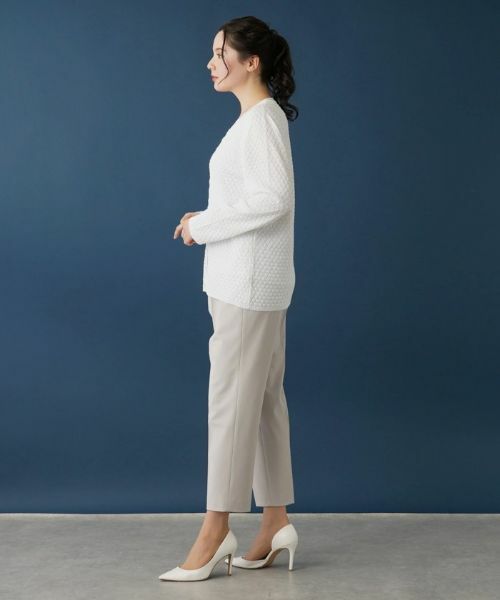 Leilian PLUS HOUSE / レリアンプラスハウス カーディガン・ボレロ | フラワー刺繍カーディガン | 詳細2