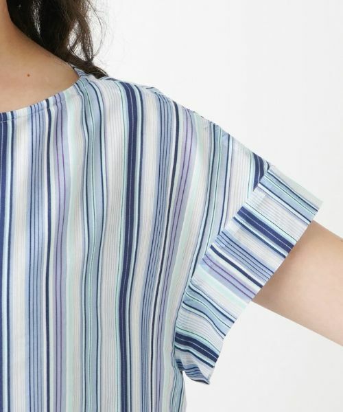Leilian PLUS HOUSE / レリアンプラスハウス ドレス | ストライプ柄ワンピース【プラス企画】 | 詳細10