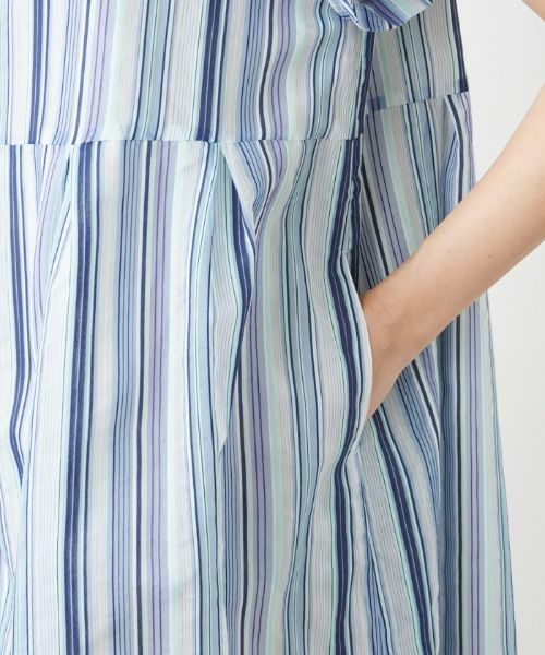 Leilian PLUS HOUSE / レリアンプラスハウス ドレス | ストライプ柄ワンピース【プラス企画】 | 詳細11