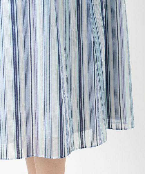 Leilian PLUS HOUSE / レリアンプラスハウス ドレス | ストライプ柄ワンピース【プラス企画】 | 詳細12