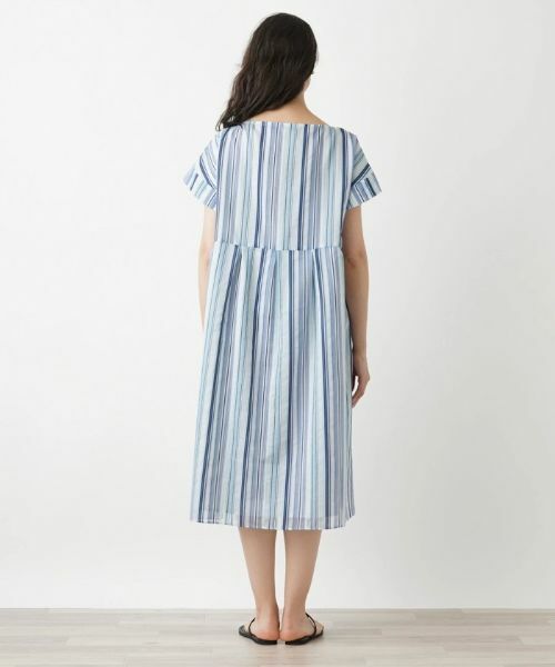Leilian PLUS HOUSE / レリアンプラスハウス ドレス | ストライプ柄ワンピース【プラス企画】 | 詳細6