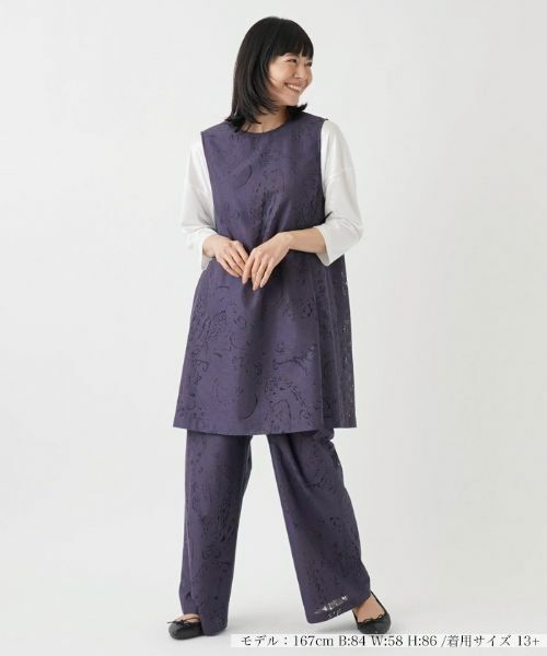 Leilian PLUS HOUSE / レリアンプラスハウス テーラードジャケット | 2WAYバックリボンベスト【BOURGE】 | 詳細1