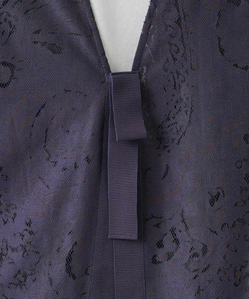 Leilian PLUS HOUSE / レリアンプラスハウス テーラードジャケット | 2WAYバックリボンベスト【BOURGE】 | 詳細10