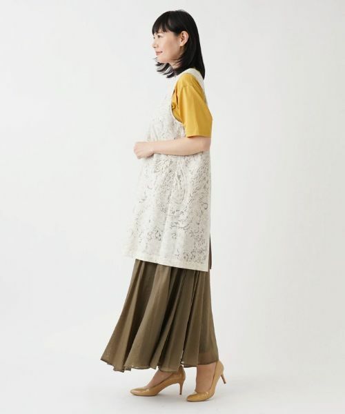 Leilian PLUS HOUSE / レリアンプラスハウス テーラードジャケット | 2WAYバックリボンベスト【BOURGE】 | 詳細22