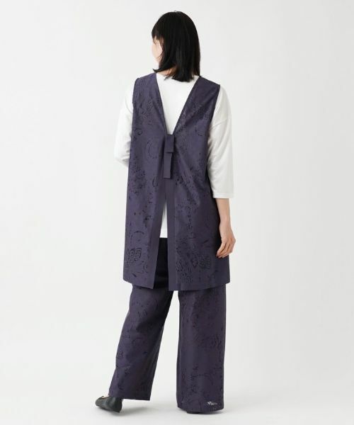 Leilian PLUS HOUSE / レリアンプラスハウス テーラードジャケット | 2WAYバックリボンベスト【BOURGE】 | 詳細3