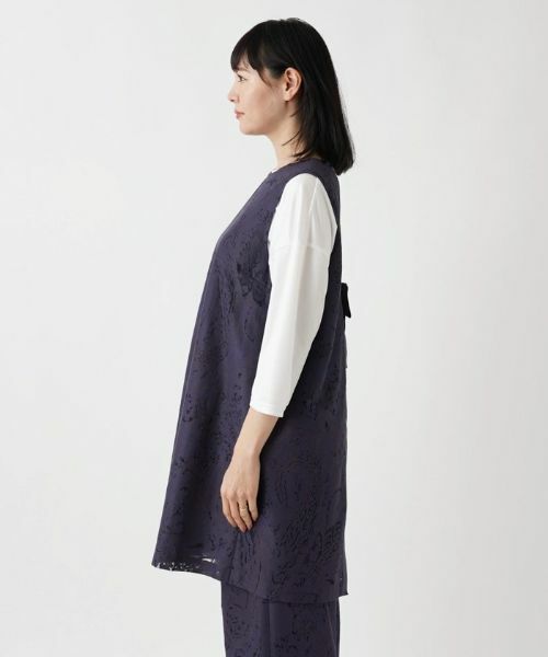 Leilian PLUS HOUSE / レリアンプラスハウス テーラードジャケット | 2WAYバックリボンベスト【BOURGE】 | 詳細6