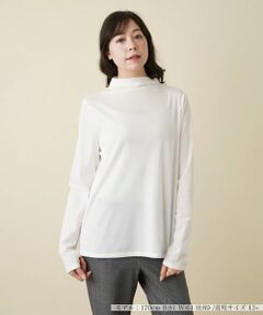Leilian PLUS HOUSE / レリアンプラスハウス カットソー | 【重ね着におすすめ】ライトシアーカットソー【BOURGE】