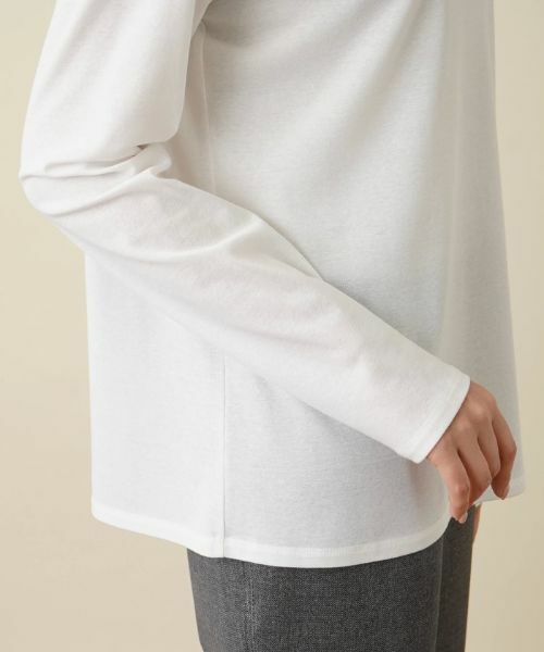 Leilian PLUS HOUSE / レリアンプラスハウス カットソー | 【重ね着におすすめ】ライトシアーカットソー【BOURGE】 | 詳細15