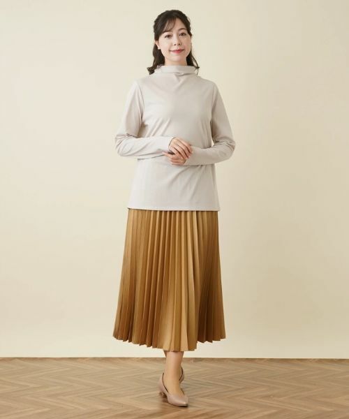 Leilian PLUS HOUSE / レリアンプラスハウス カットソー | 【重ね着におすすめ】ライトシアーカットソー【BOURGE】 | 詳細16