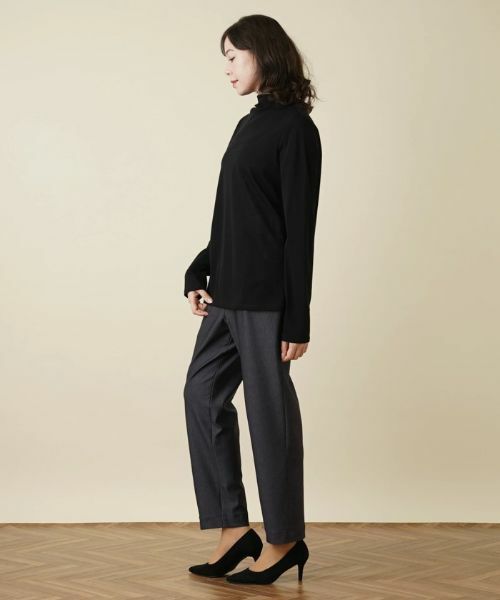 Leilian PLUS HOUSE / レリアンプラスハウス カットソー | 【重ね着におすすめ】ライトシアーカットソー【BOURGE】 | 詳細2