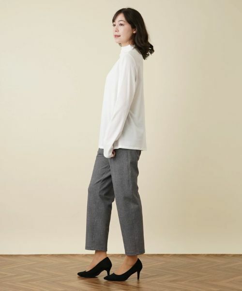 Leilian PLUS HOUSE / レリアンプラスハウス カットソー | 【重ね着におすすめ】ライトシアーカットソー【BOURGE】 | 詳細6