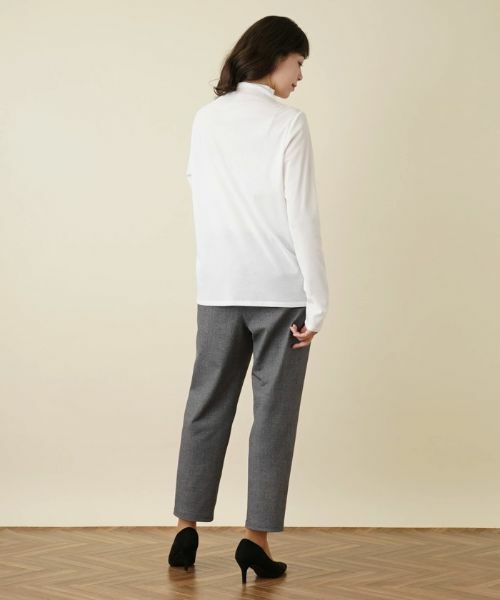 Leilian PLUS HOUSE / レリアンプラスハウス カットソー | 【重ね着におすすめ】ライトシアーカットソー【BOURGE】 | 詳細7