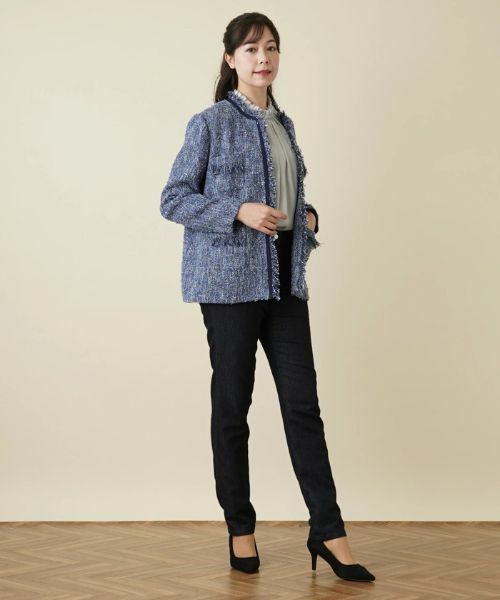 Leilian PLUS HOUSE / レリアンプラスハウス テーラードジャケット | ツイードジャケット【BOURGE】 | 詳細1
