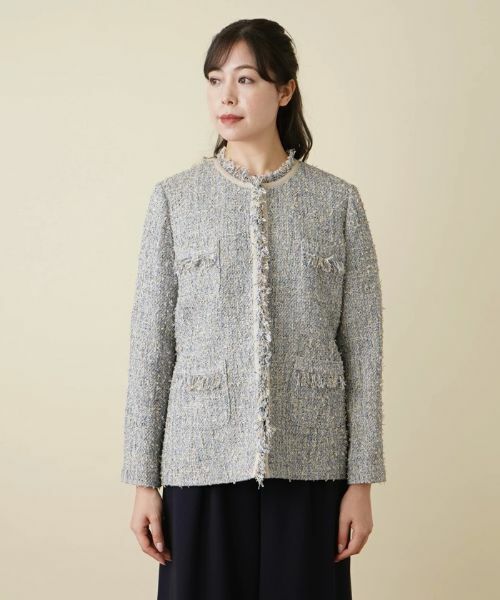 Leilian PLUS HOUSE / レリアンプラスハウス テーラードジャケット | ツイードジャケット【BOURGE】 | 詳細10