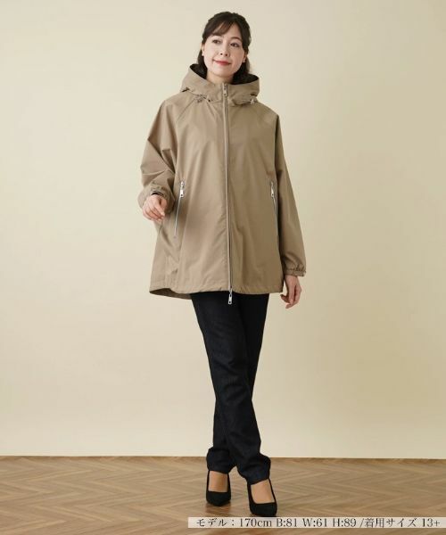 Leilian PLUS HOUSE / レリアンプラスハウス テーラードジャケット | ハイネックフーデッドジャケット | 詳細9