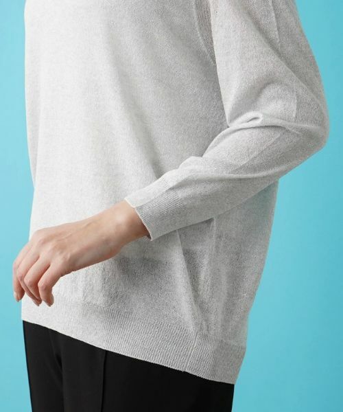 Leilian PLUS HOUSE / レリアンプラスハウス ニット・セーター | Vネックニット【KASH】 | 詳細11