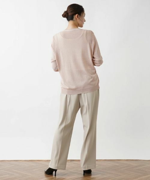 Leilian PLUS HOUSE / レリアンプラスハウス ニット・セーター | Vネックニット【KASH】 | 詳細19