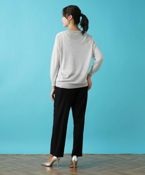 Leilian PLUS HOUSE / レリアンプラスハウス ニット・セーター | Vネックニット【KASH】 | 詳細5