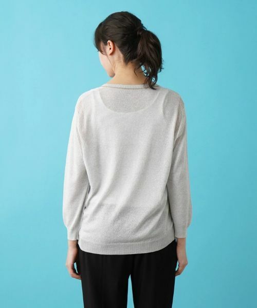 Leilian PLUS HOUSE / レリアンプラスハウス ニット・セーター | Vネックニット【KASH】 | 詳細8