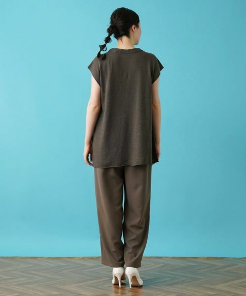 Leilian PLUS HOUSE / レリアンプラスハウス ニット・セーター | フレンチスリーブニットプルオーバー【LE TRICOT PERUGIA】 | 詳細10