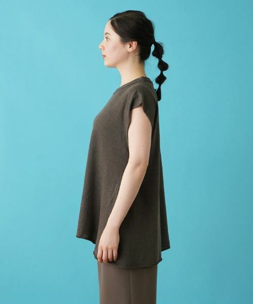 Leilian PLUS HOUSE / レリアンプラスハウス ニット・セーター | フレンチスリーブニットプルオーバー【LE TRICOT PERUGIA】 | 詳細12