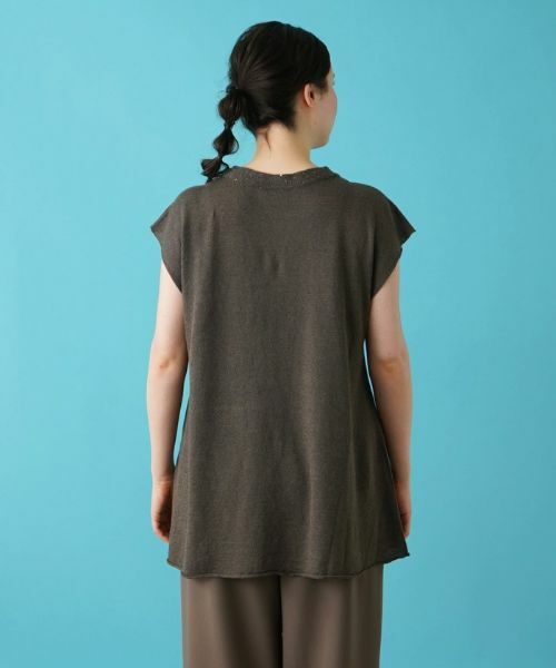 Leilian PLUS HOUSE / レリアンプラスハウス ニット・セーター | フレンチスリーブニットプルオーバー【LE TRICOT PERUGIA】 | 詳細13