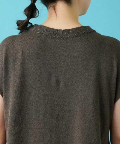 Leilian PLUS HOUSE / レリアンプラスハウス ニット・セーター | フレンチスリーブニットプルオーバー【LE TRICOT PERUGIA】 | 詳細15