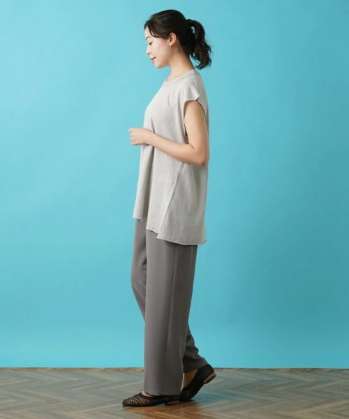 Leilian PLUS HOUSE / レリアンプラスハウス ニット・セーター | フレンチスリーブニットプルオーバー【LE TRICOT PERUGIA】 | 詳細2