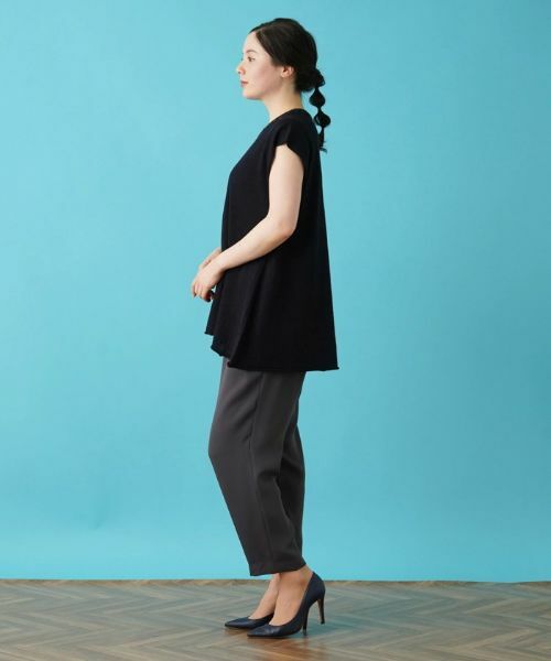 Leilian PLUS HOUSE / レリアンプラスハウス ニット・セーター | フレンチスリーブニットプルオーバー【LE TRICOT PERUGIA】 | 詳細6