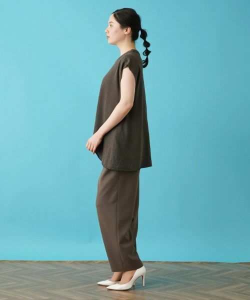 Leilian PLUS HOUSE / レリアンプラスハウス ニット・セーター | フレンチスリーブニットプルオーバー【LE TRICOT PERUGIA】 | 詳細9