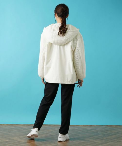 Leilian PLUS HOUSE / レリアンプラスハウス その他アウター | フード付きジップアップブルゾン | 詳細3