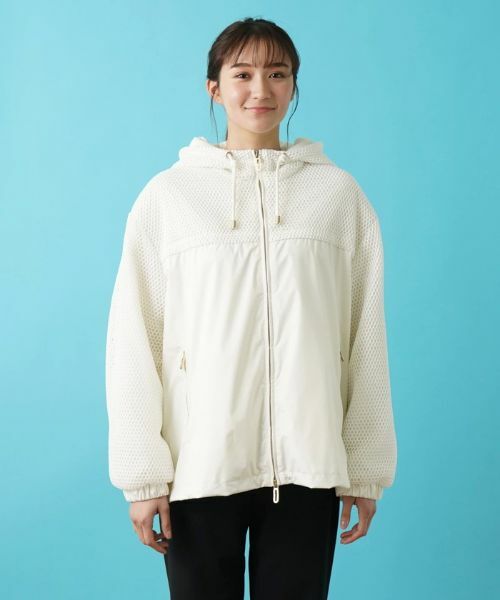 Leilian PLUS HOUSE / レリアンプラスハウス その他アウター | フード付きジップアップブルゾン | 詳細4