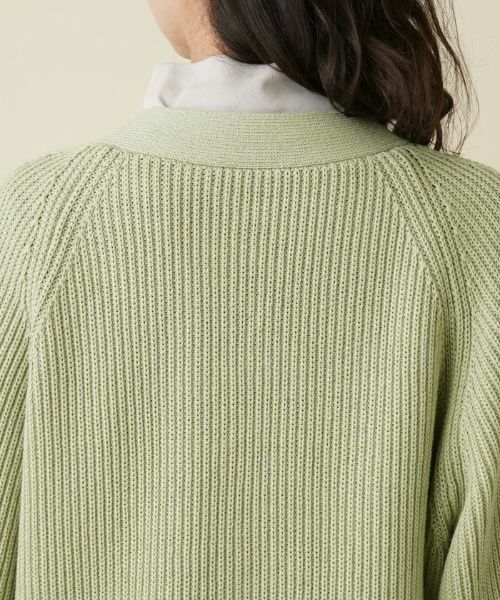 Leilian PLUS HOUSE / レリアンプラスハウス カーディガン・ボレロ | Vネックカーディガン【BOURGE】 | 詳細12