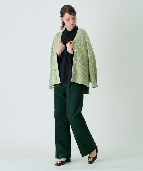 Leilian PLUS HOUSE / レリアンプラスハウス カーディガン・ボレロ | Vネックカーディガン【BOURGE】 | 詳細19