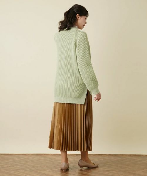 Leilian PLUS HOUSE / レリアンプラスハウス カーディガン・ボレロ | Vネックカーディガン【BOURGE】 | 詳細7