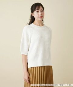 Leilian PLUS HOUSE / レリアンプラスハウス 長袖マルチボーダーニット【プラス企画】 長袖マルチボーダーニット【プラス企画】|レリアン プラスハウス