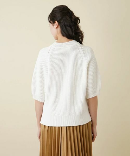 Leilian PLUS HOUSE / レリアンプラスハウス ニット・セーター | ラグランニットプルオーバー【BOURGE】 | 詳細10