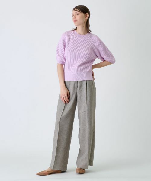 Leilian PLUS HOUSE / レリアンプラスハウス ニット・セーター | ラグランニットプルオーバー【BOURGE】 | 詳細16