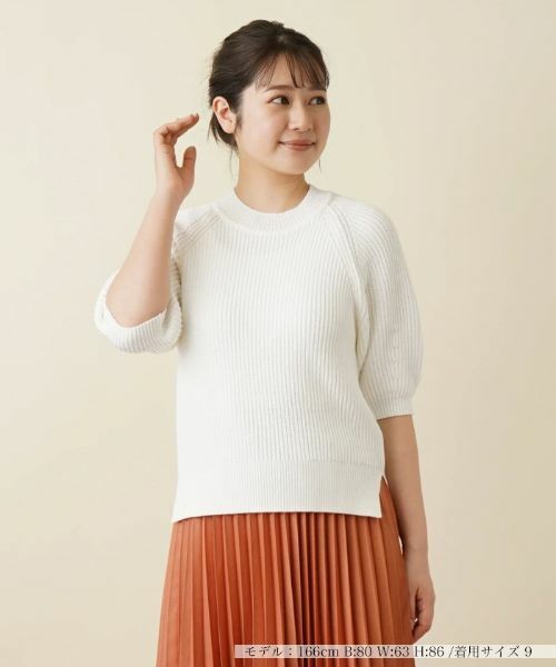 Leilian PLUS HOUSE / レリアンプラスハウス ニット・セーター | ラグランニットプルオーバー【BOURGE】 | 詳細24