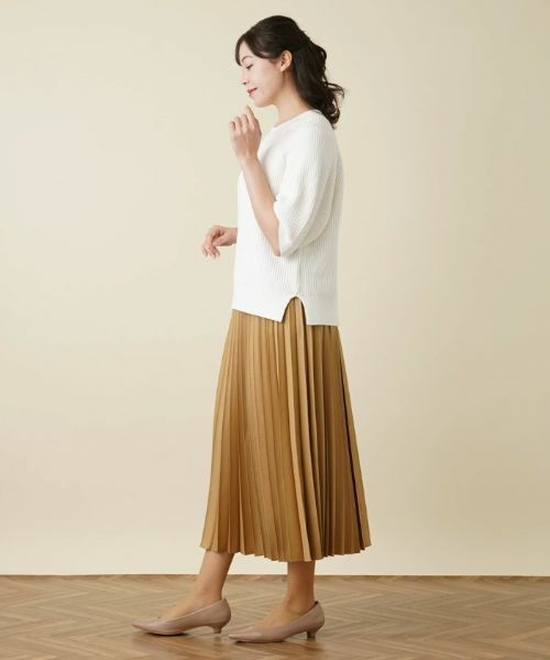 Leilian PLUS HOUSE / レリアンプラスハウス ニット・セーター | ラグランニットプルオーバー【BOURGE】 | 詳細6