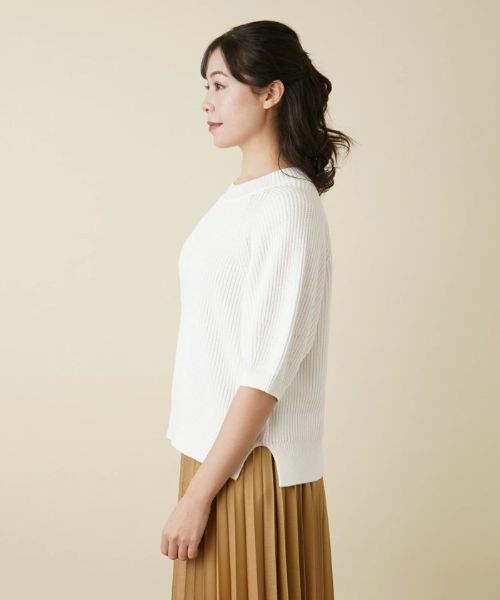 Leilian PLUS HOUSE / レリアンプラスハウス ニット・セーター | ラグランニットプルオーバー【BOURGE】 | 詳細9