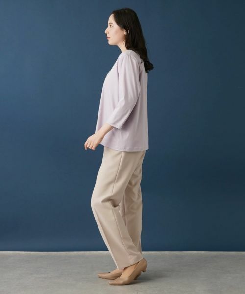 Leilian PLUS HOUSE / レリアンプラスハウス カットソー | 七分袖カットソー【MUSE BY ROCHAS Premiere】 | 詳細2