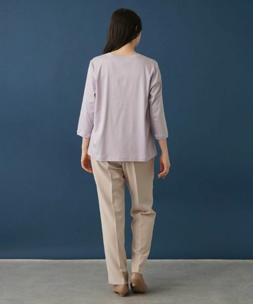 Leilian PLUS HOUSE / レリアンプラスハウス カットソー | 七分袖カットソー【MUSE BY ROCHAS Premiere】 | 詳細3