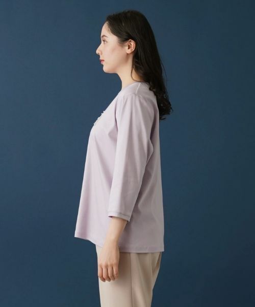 Leilian PLUS HOUSE / レリアンプラスハウス カットソー | 七分袖カットソー【MUSE BY ROCHAS Premiere】 | 詳細5