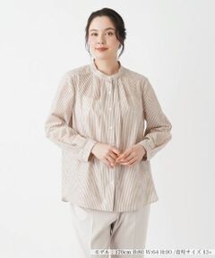 Leilian PLUS HOUSE / レリアンプラスハウス シャツ・ブラウス | 羽織ブラウス【ROCHAS Premiere】