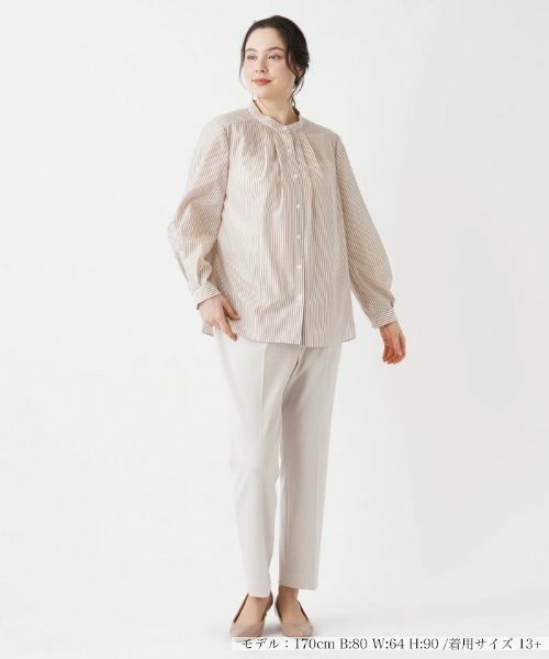 Leilian PLUS HOUSE / レリアンプラスハウス シャツ・ブラウス | 羽織ブラウス【ROCHAS Premiere】 | 詳細1