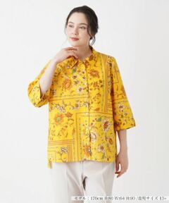 Leilian PLUS HOUSE / レリアンプラスハウス シャツ・ブラウス | 洗えるブラウス【ROCHAS Premiere】