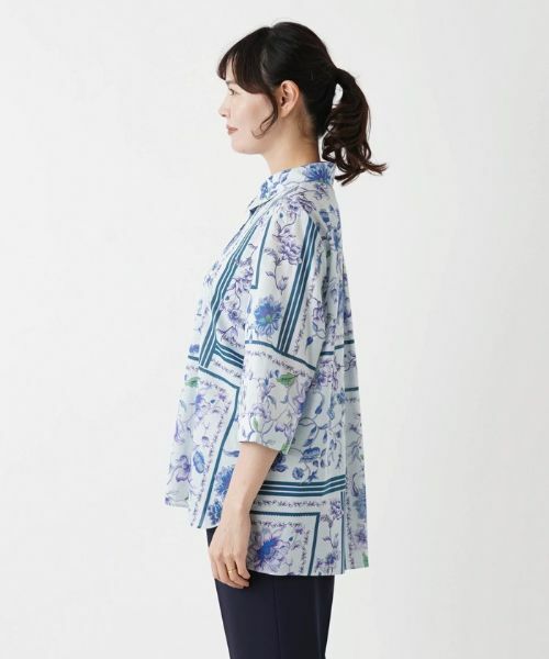 Leilian PLUS HOUSE / レリアンプラスハウス シャツ・ブラウス | 洗えるブラウス【ROCHAS Premiere】 | 詳細8